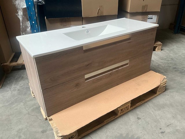 Kame nelson oak evoke badmeubel 120cm - afbeelding 2 van  7