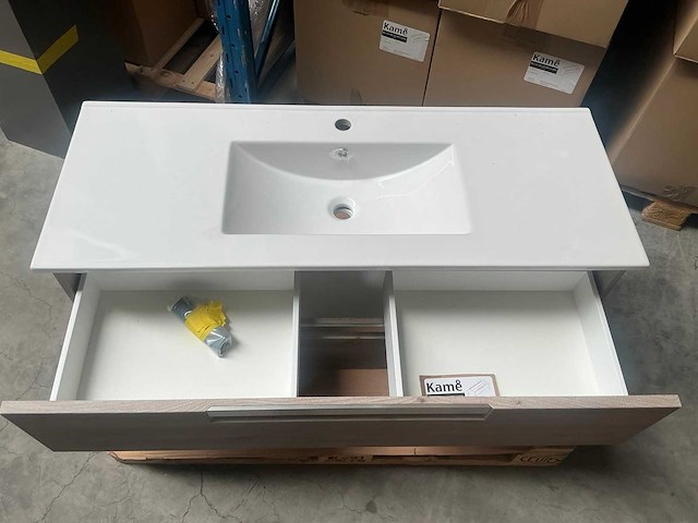 Kame nelson oak evoke badmeubel 120cm - afbeelding 5 van  7