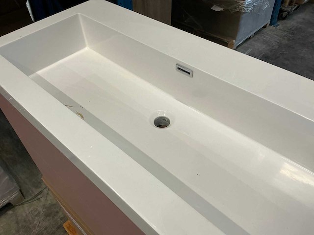 Kame pink badmeubel 100cm - afbeelding 2 van  4