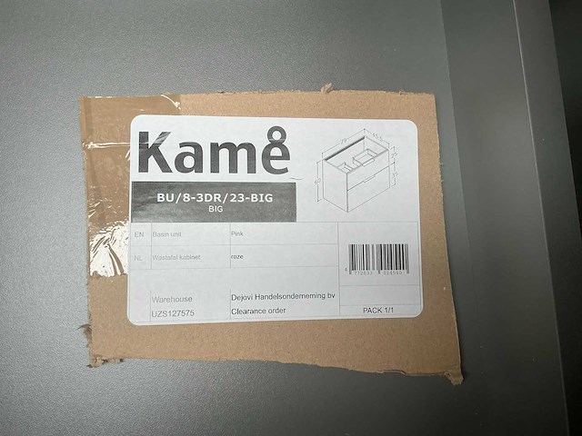 Kame pink big badmeubel 80cm - afbeelding 5 van  6
