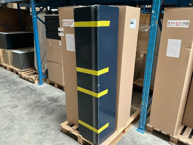 Kame terra badkamerkast hoog deep blue - afbeelding 1 van  5