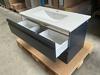 Kame terra badmeubel 100cm - afbeelding 5 van  6