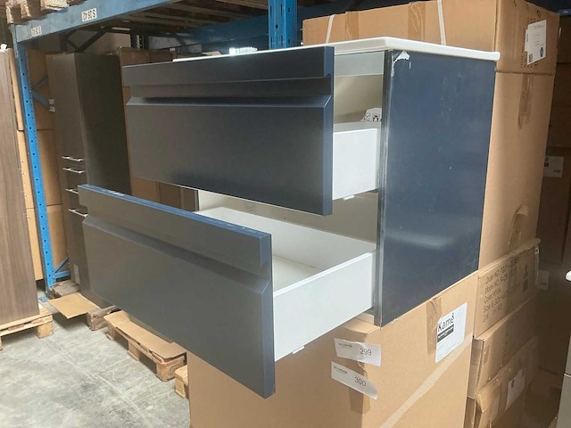 Kame terra badmeubel 60cm deep blue - afbeelding 5 van  8