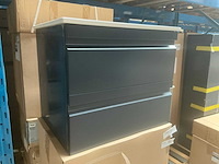 Kame terra badmeubel 60cm deep blue - afbeelding 2 van  8