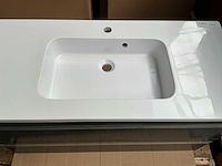Kame terra badmeubel black 100cm - afbeelding 4 van  6