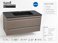 Kame terra badmeubel cocoa brown 120cm - afbeelding 1 van  3