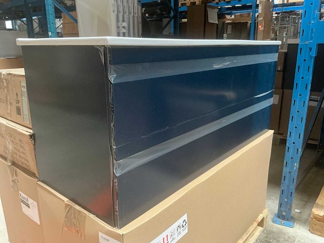 Kame terra badmeubelset 120cm deep blue - afbeelding 2 van  9