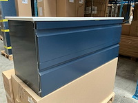 Kame terra badmeubelset deep blue 120cm - afbeelding 1 van  1