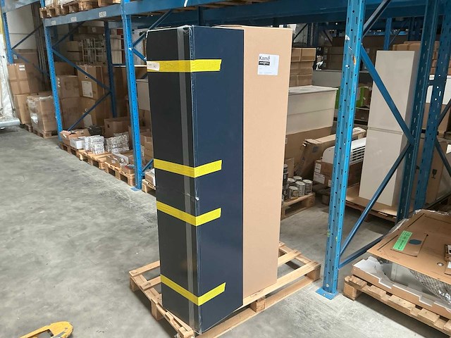Kame terra deep blue badkamerkast hoog (2x) - afbeelding 1 van  2