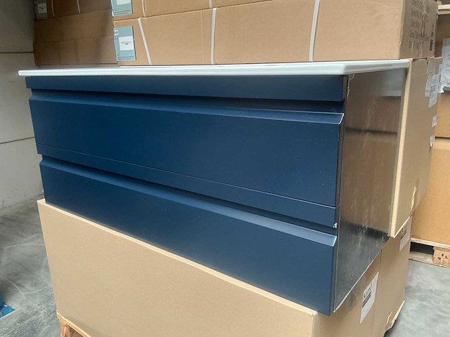 Kame terra deep blue badmeubel 120cm - afbeelding 1 van  7
