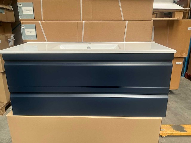 Kame terra deep blue badmeubel 120cm - afbeelding 2 van  7