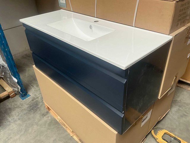 Kame terra deep blue badmeubel 120cm - afbeelding 3 van  7