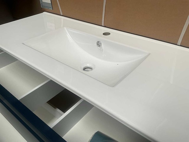 Kame terra deep blue badmeubel 120cm - afbeelding 6 van  7
