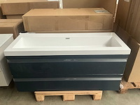 Kame terra deep blue badmeubel 120cm