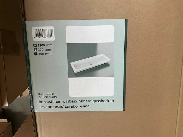 Kame terra deep blue badmeubel 120cm - afbeelding 2 van  5