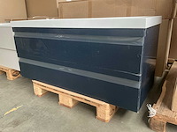 Kame terra deep blue badmeubel 120cm - afbeelding 3 van  5