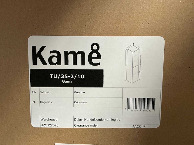 Kame tu/35-2/10 badkamerkast - afbeelding 2 van  3