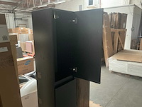 Kame zwart badkamerkast hoog 160cm - afbeelding 1 van  5