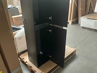 Kame zwart badkamerkast hoog 160cm - afbeelding 2 van  5