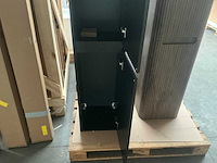 Kame zwart badkamerkast hoog 160cm - afbeelding 3 van  5