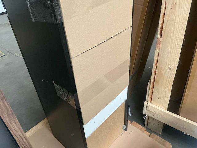 Kame zwart badkamerkast hoog 160cm - afbeelding 5 van  5
