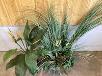 Kamerplant kunstplanten (2x) - afbeelding 3 van  3