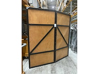 Kamerscherm hout 200x200cm (13x) - afbeelding 2 van  2