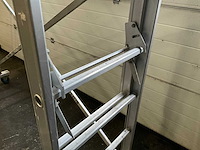 Kamersteiger 225x75cm uitschuifbaar, mobiel - afbeelding 3 van  7