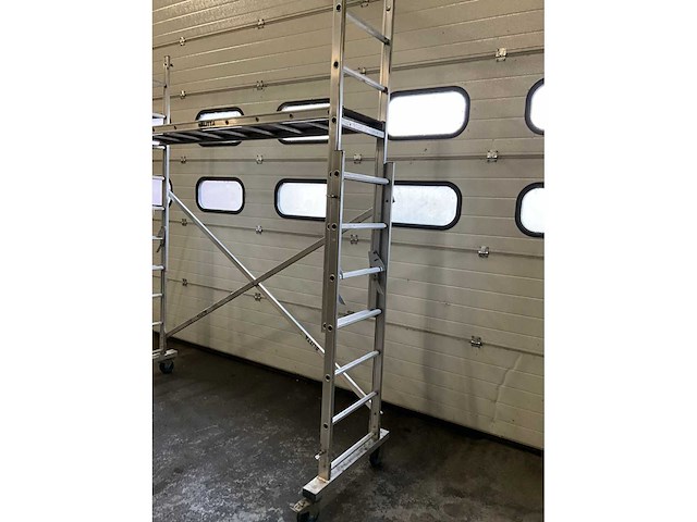 Kamersteiger 225x75cm uitschuifbaar, mobiel - afbeelding 4 van  7