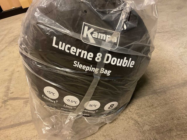 Kampa lucerne 8 double 225x150cm 2-seizoenen slaapzak - afbeelding 5 van  5