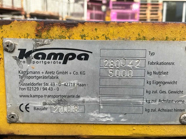 Kampa zwaar last aanhangwagen aanhangwagen (2x) - afbeelding 3 van  11