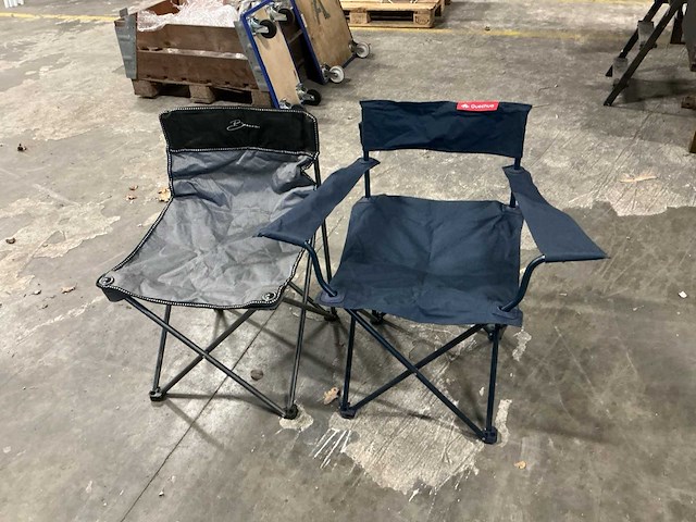 Kampeerstoelen (2x) - afbeelding 1 van  3