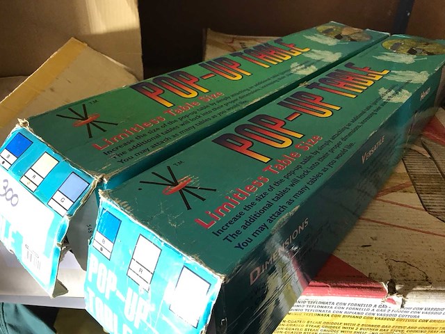 Kampeertafel lichtgewicht (2x) - afbeelding 1 van  2