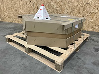 Kampmann 154000842058 luchtverhitter indirect gestookt ultra 6-hoekig 842058 max. 15,6kw 1846m³/h - afbeelding 2 van  7