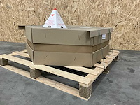Kampmann 154000842058 luchtverhitter indirect gestookt ultra 6-hoekig 842058 max. 15,6kw 1846m³/h - afbeelding 3 van  7