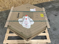 Kampmann 154000842058 luchtverhitter indirect gestookt ultra 6-hoekig 842058 max. 15,6kw 1846m³/h - afbeelding 5 van  7