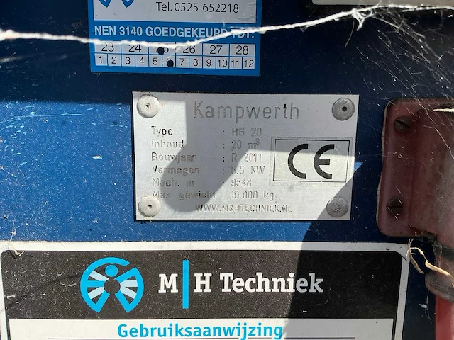 Kampwerth 20m3 perscontainer - afbeelding 3 van  7