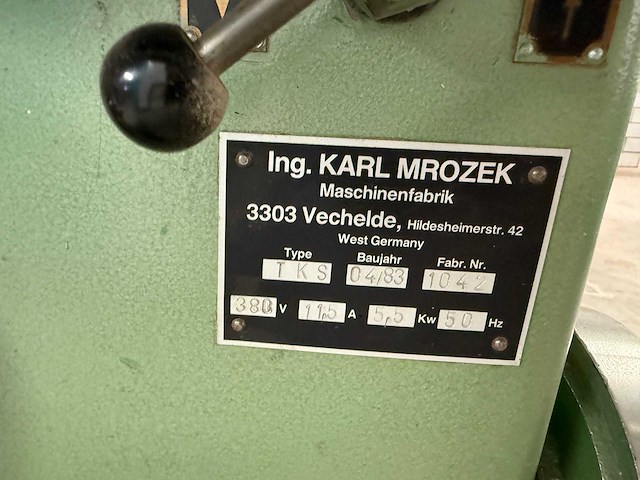 Kamro - 1983 - tks - tafelcirkelzaagmachine - afbeelding 6 van  6