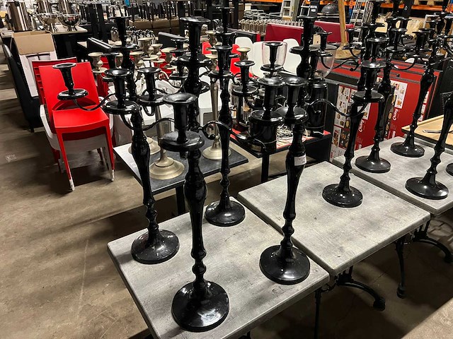 Kandelaar - decoratiemateriaal (4x) - afbeelding 1 van  2