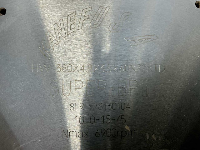 Kanefusa carbide tipped saw blade board pro zaagblad (20x) - afbeelding 5 van  11