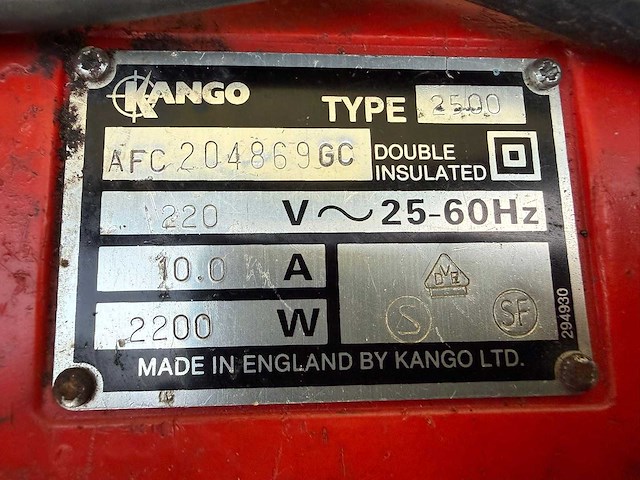 Kango - 2500 - breakdown hammer - afbeelding 5 van  6