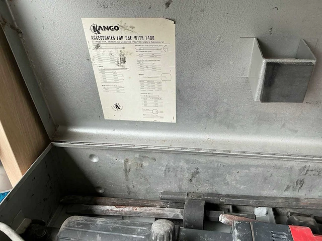 Kango 1400 breekhamer met koffer - afbeelding 3 van  4