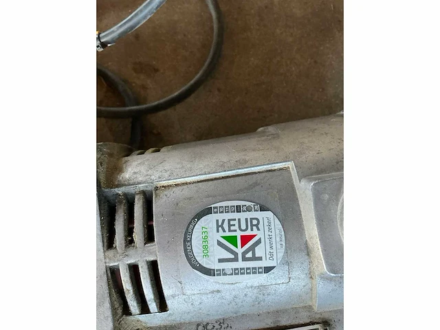 Kango type 900 elektrische breekhamer / sloophamer, 900 w, incl. beitels en metalen koffers 2x - afbeelding 10 van  21