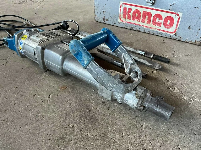 Kango type 900 elektrische breekhamer / sloophamer, 900 w, incl. beitels en metalen koffers 2x - afbeelding 14 van  21