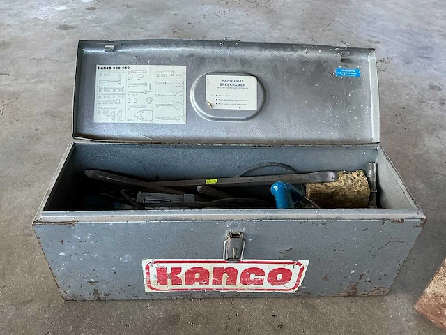 Kango type 900 elektrische breekhamer / sloophamer, 900 w, incl. beitels en metalen koffers 2x - afbeelding 26 van  31