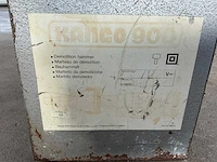 Kango type 900 elektrische breekhamer / sloophamer, 900 w, incl. beitels en metalen koffers 2x - afbeelding 4 van  31