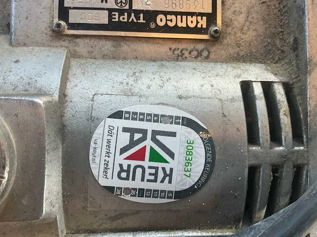 Kango type 900 elektrische breekhamer / sloophamer, 900 w, incl. beitels en metalen koffers 2x - afbeelding 27 van  31