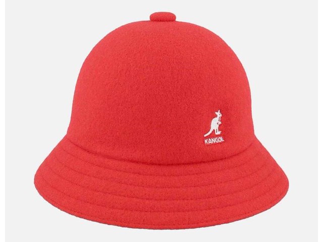 Kangol hoed - wool casual red bucket hat - afbeelding 2 van  4