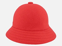 Kangol hoed - wool casual red bucket hat - afbeelding 3 van  4