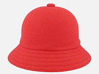 Kangol hoed - wool casual red bucket hat - afbeelding 4 van  5